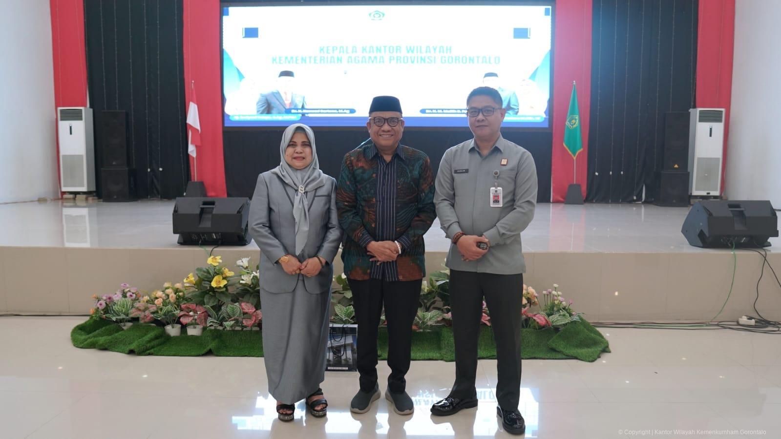 Kemenkum Gorontalo Hadiri Pisah Sambut Kakanwil Kemenag: Jalin Sinergi Antar Lembaga
