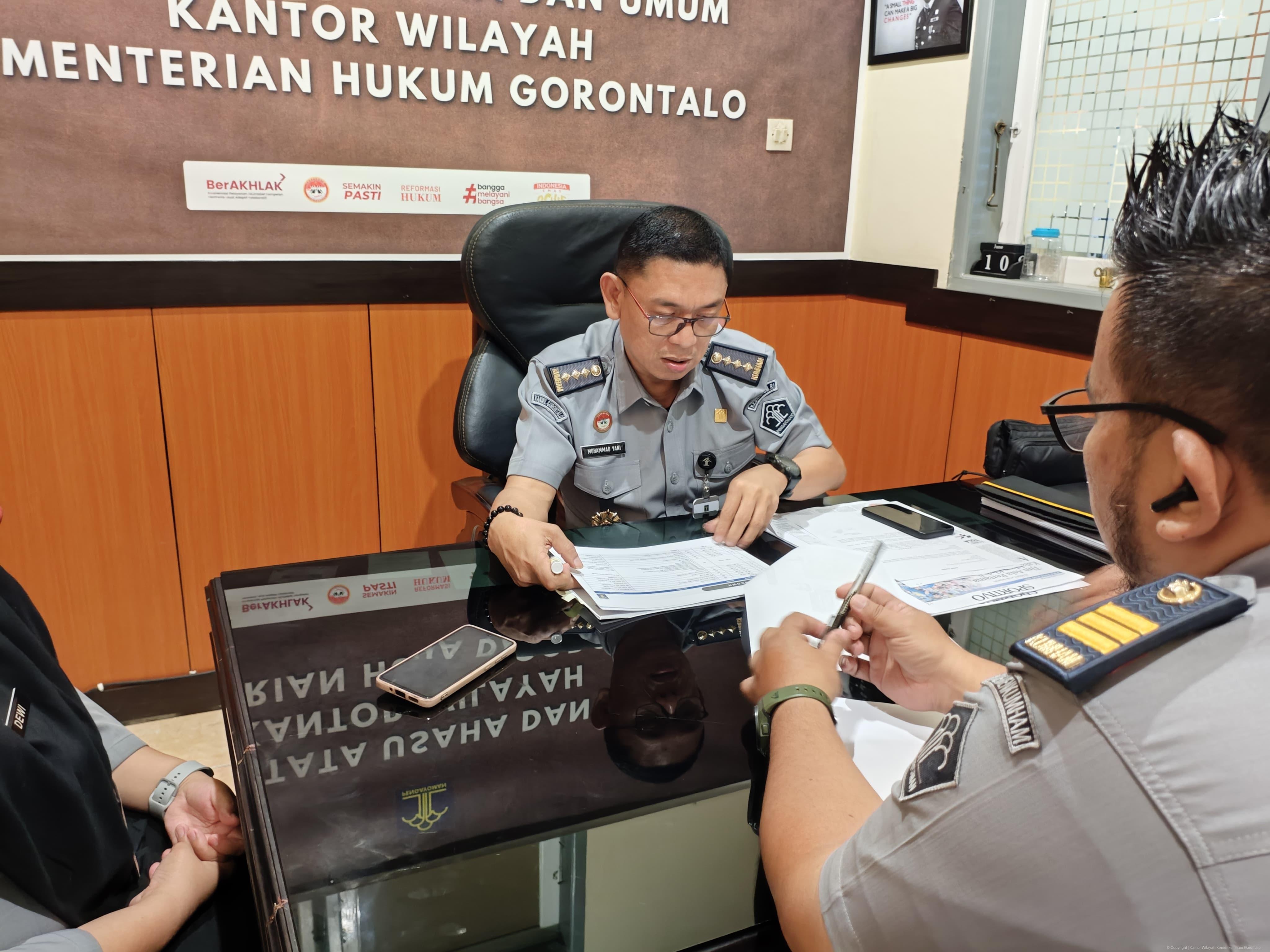 Wujudkan Sinergi dan Penyelarasan Kinerja, Kemenkum Gorontalo Gelar Rakor Pengendalian Kinerja Semester I	